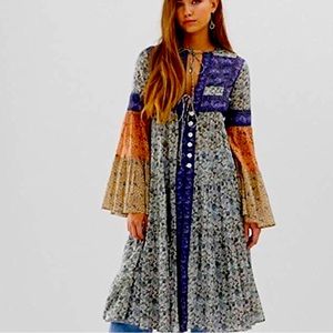Free People Music of The Night Maxi TOP (Boho)